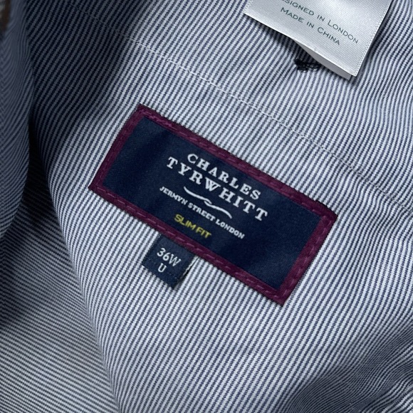 Charles Tyrwhitt Gray Dress Pants - Picture 11 of 12